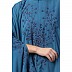 Designer Irani Kaftan with chikan embroidery- French Blue Designer Irani Kaftan with chikan embroidery- French Blue